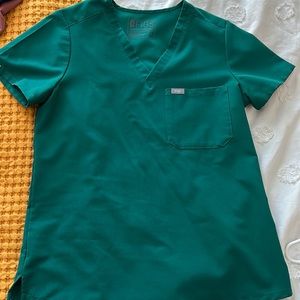 Figs green Catarina one pocket top